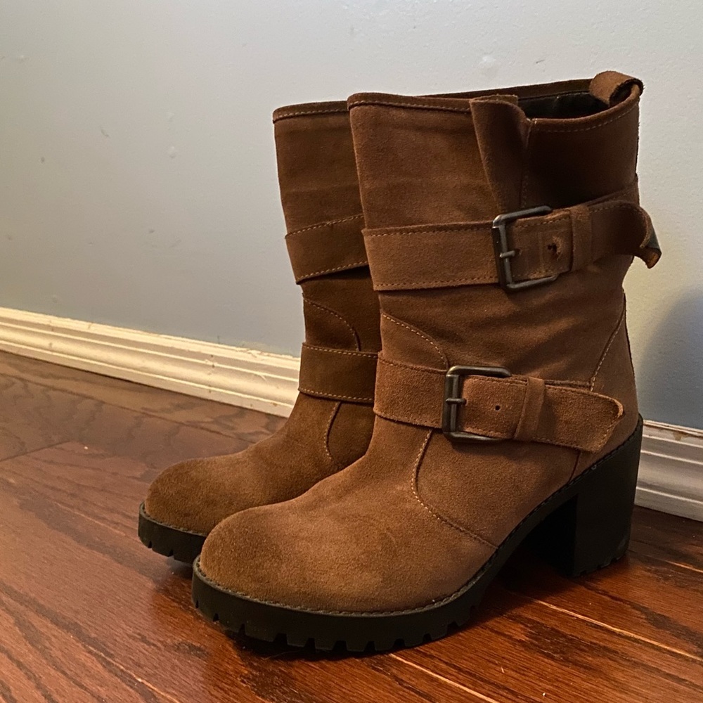 Zara Suede Leather Boots